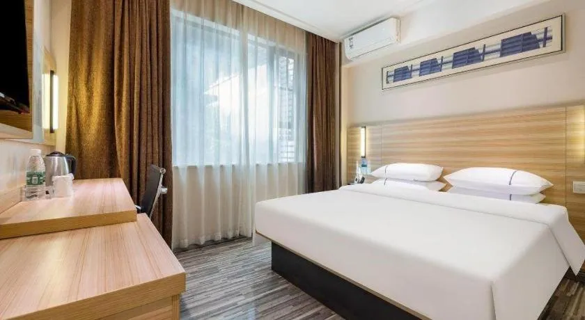 Bed in City Comfort Inn Luohe Railway Station Jiefang Road