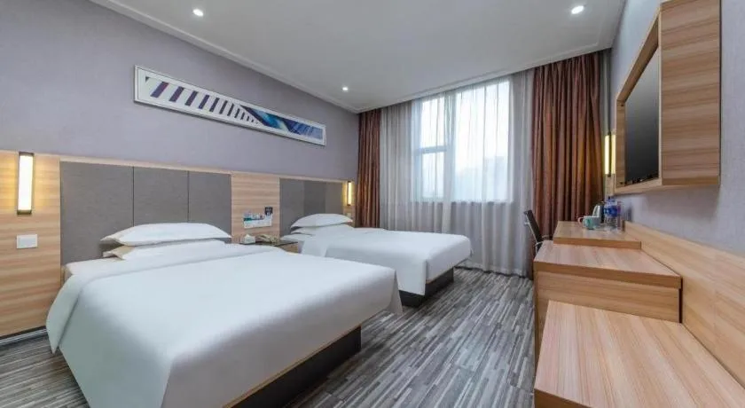Bed in City Comfort Inn Luohe Railway Station Jiefang Road