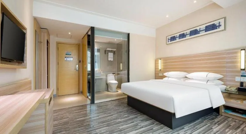 Bed in City Comfort Inn Luohe Railway Station Jiefang Road