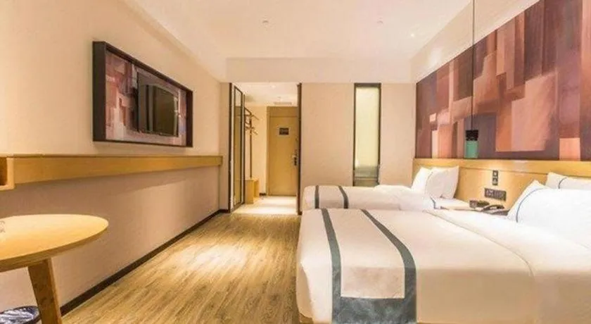 Bed in City Comfort Inn Nanning International Exhibition Jinhu Plaza