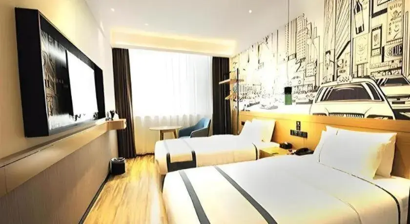 Bed in City Comfort Inn Suizhou Bingzi Wanda Bed in City Comfort Inn Suizhou Bingzi Wanda