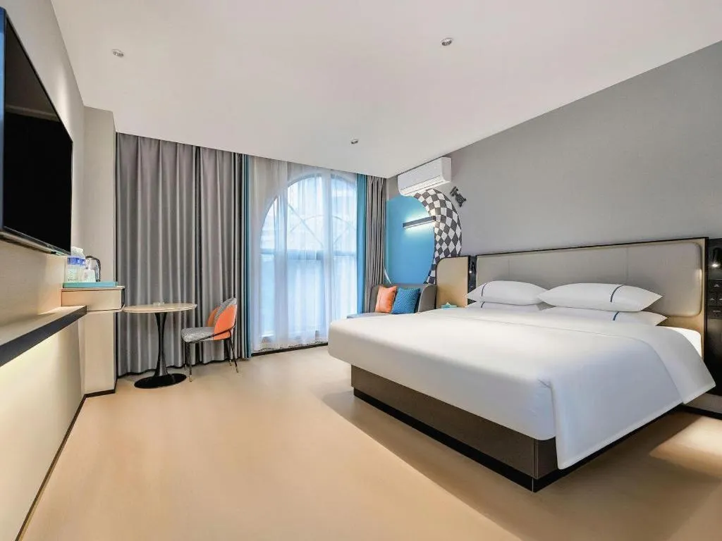 Bed in City Comfort Inn Chongqing Shiqiao Plaza Metro Station