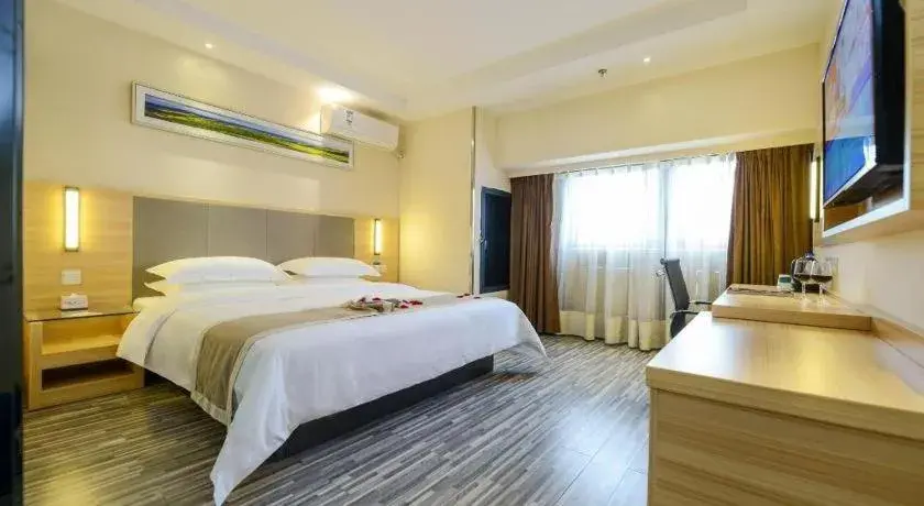 Bed in City Comfort Inn Chongqing Daping Shidai Tianjie Bed in City Comfort Inn Chongqing Daping Shidai Tianjie