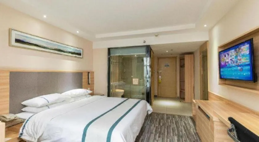 Bed in City Comfort Inn Chongqing Daping Shidai Tianjie
