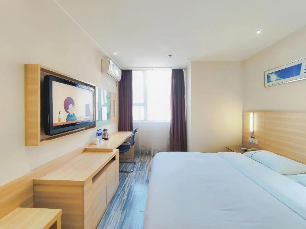 Bed in City Comfort Inn Chongqing Daping Shidai Tianjie