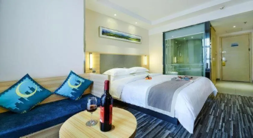 Bed in City Comfort Inn Chongqing Daping Shidai Tianjie