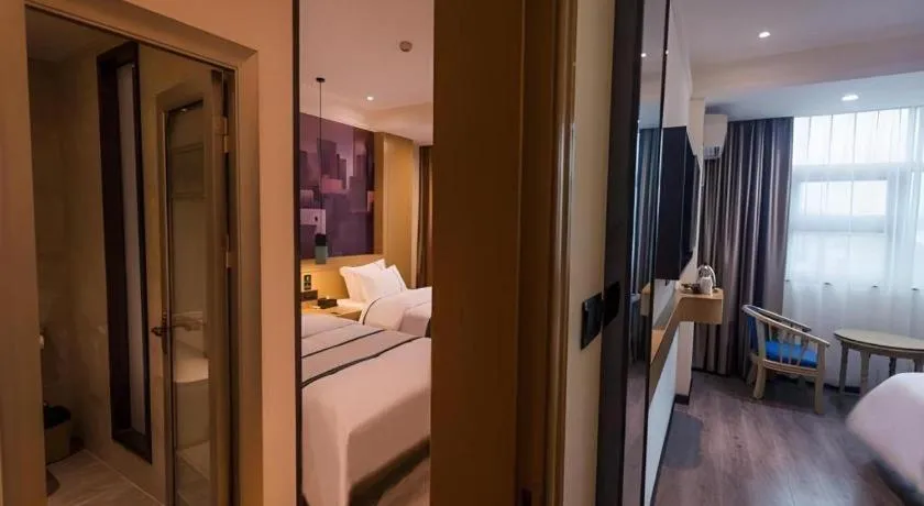 Bed in City Comfort Inn Shaoguan High-speed Railway Station Xilian Examination Center