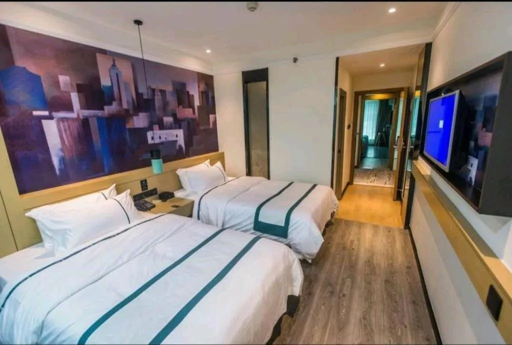 Bed in City Comfort Inn Shaoguan High-speed Railway Station Xilian Examination Center