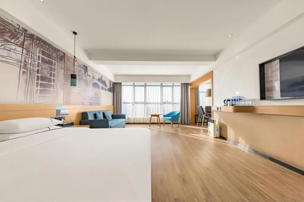 Bed in City Comfort Inn Changde Lixian Taohuatan