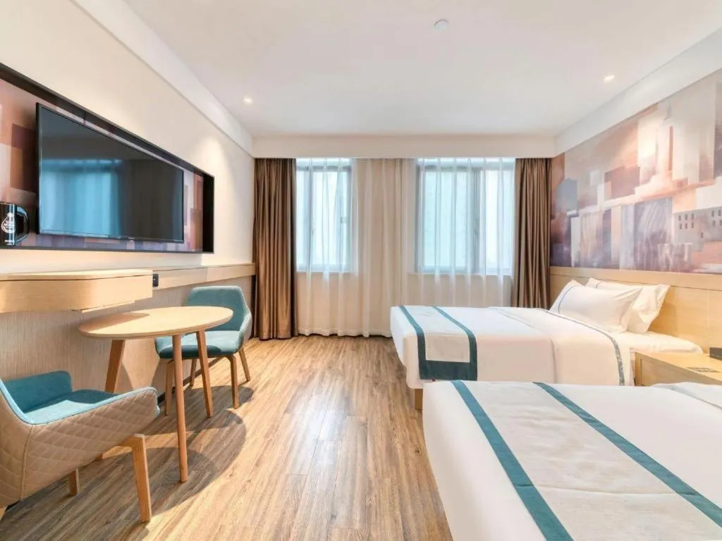 Bed in City Comfort Inn Changde Lixian Taohuatan