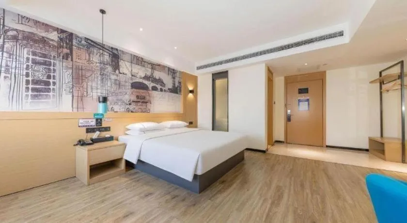 Bed in City Comfort Inn Changde Lixian Taohuatan