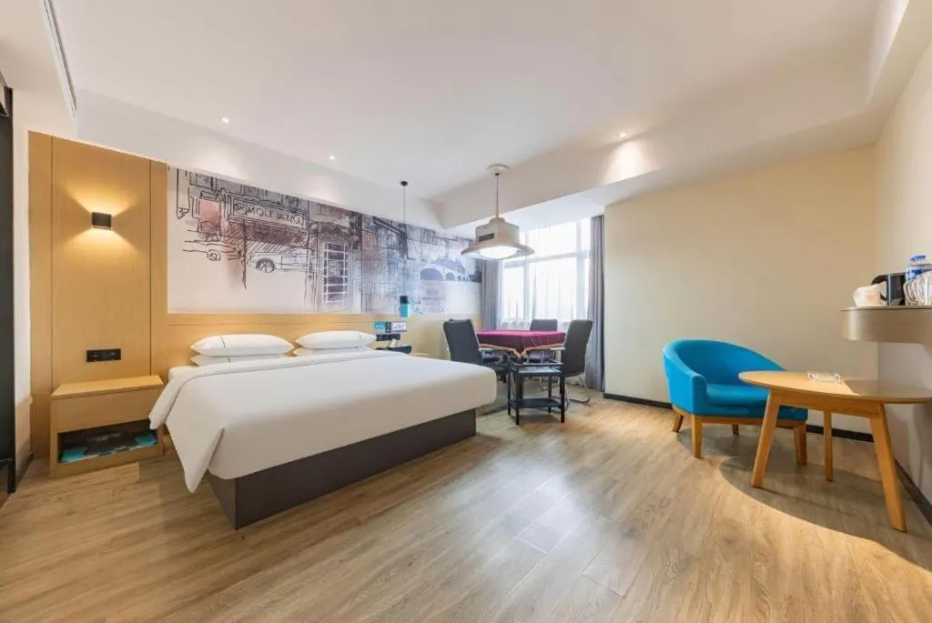 Bed in City Comfort Inn Changde Lixian Taohuatan