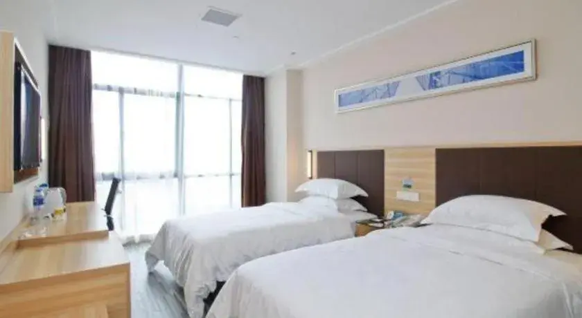 Bed in City Comfort Inn Hefei Binhu Wanghu Building Exhibition Center Bed in City Comfort Inn Hefei Binhu Wanghu Building Exhibition Center