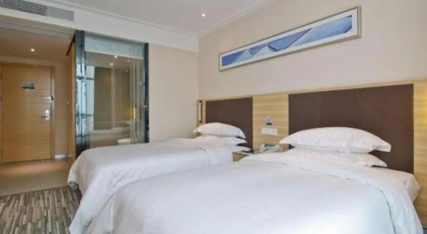 Bed in City Comfort Inn Hefei Binhu Wanghu Building Exhibition Center