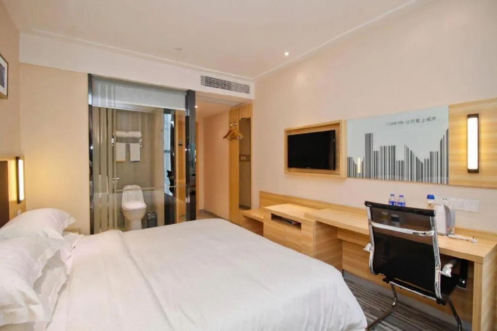 Bed in City Comfort Inn Hefei Binhu Wanghu Building Exhibition Center