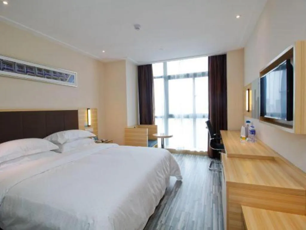 Bed in City Comfort Inn Hefei Binhu Wanghu Building Exhibition Center