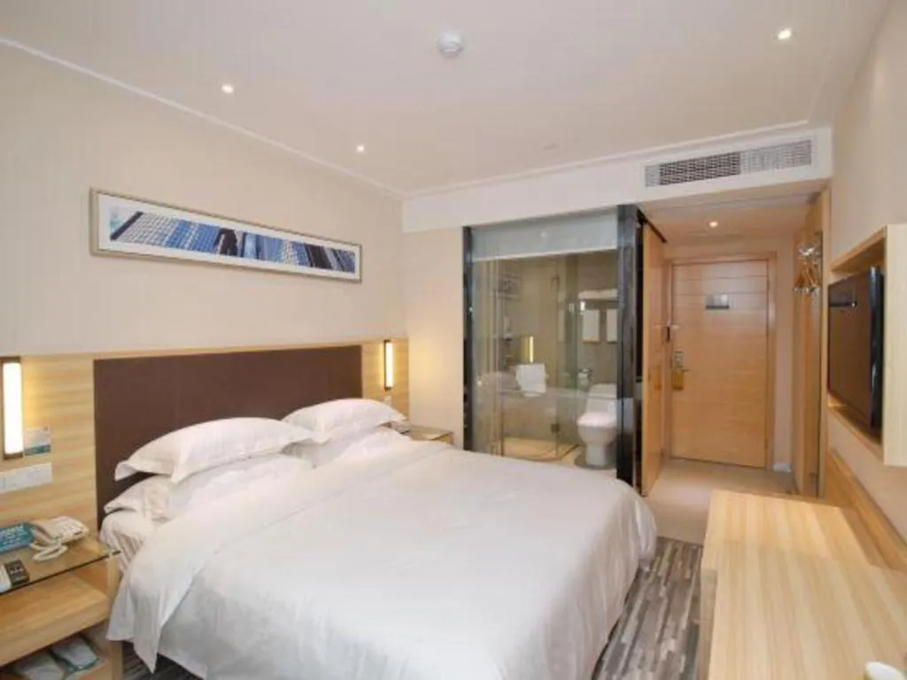 Bed in City Comfort Inn Hefei Binhu Wanghu Building Exhibition Center