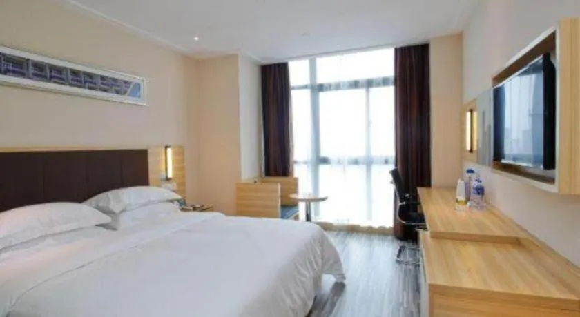 Bed in City Comfort Inn Hefei Binhu Wanghu Building Exhibition Center