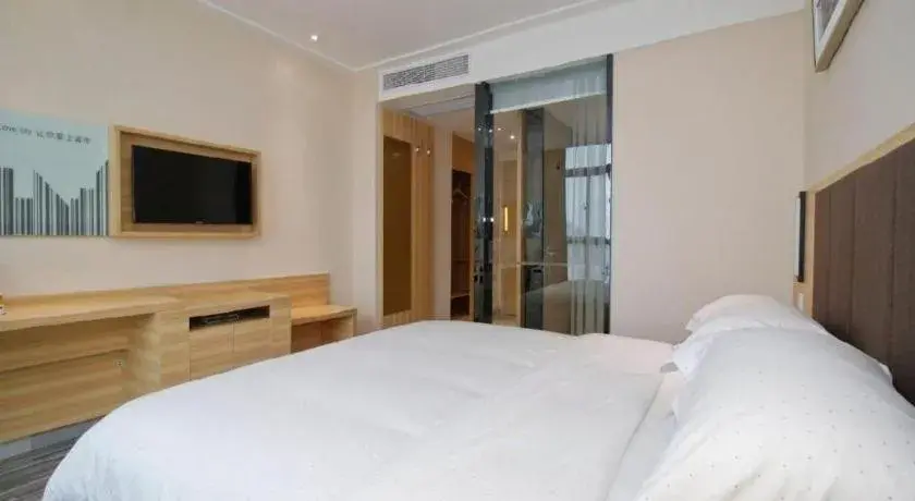 Bed in City Comfort Inn Hefei Binhu Wanghu Building Exhibition Center Bed in City Comfort Inn Hefei Binhu Wanghu Building Exhibition Center