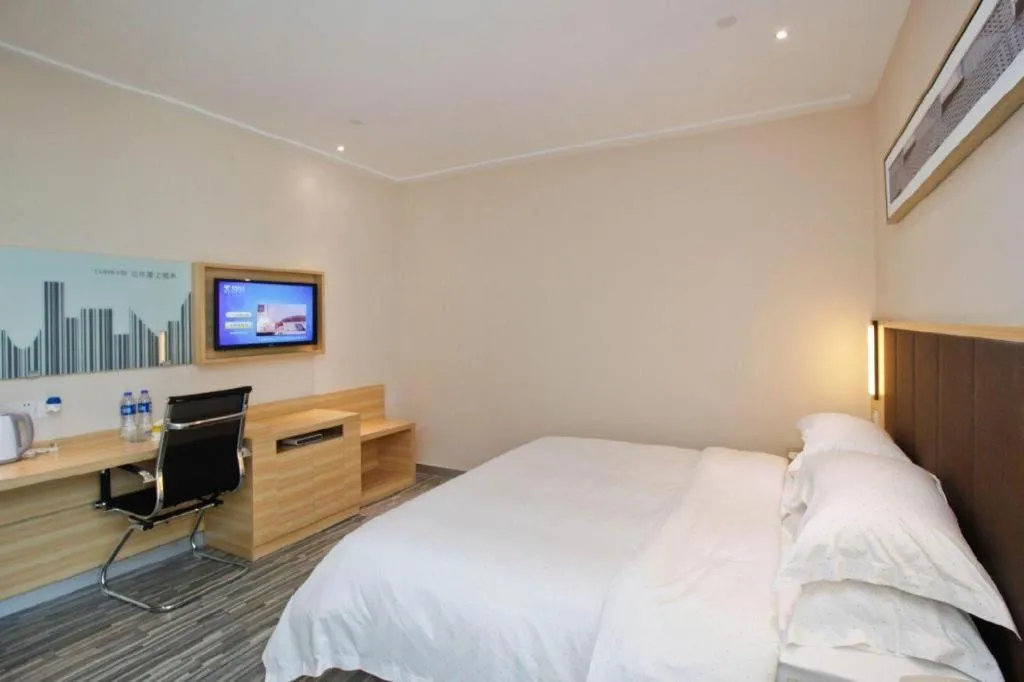 Bed in City Comfort Inn Hefei Binhu Wanghu Building Exhibition Center