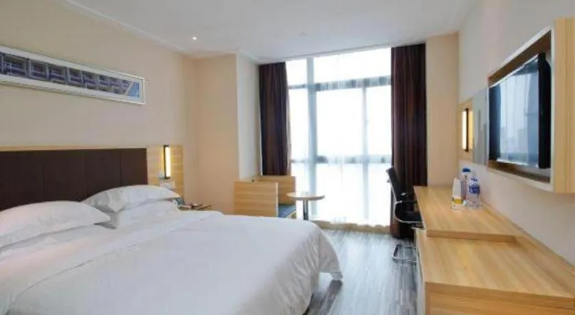 Bed in City Comfort Inn Hefei Binhu Wanghu Building Exhibition Center