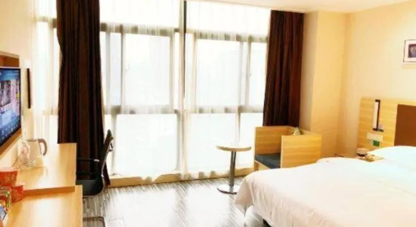 Bed in City Comfort Inn Hefei Binhu Wanghu Building Exhibition Center