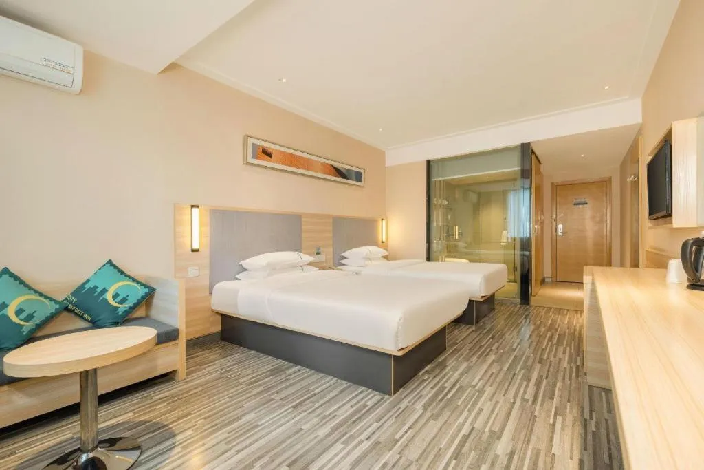 Bed in City Comfort Inn Nanning Mingxiu East Road Shishan Park Metro Station