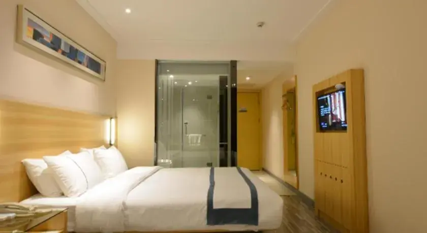 Bed in City Comfort Inn Huanggang Qichun Exhibition Center Bed in City Comfort Inn Huanggang Qichun Exhibition Center