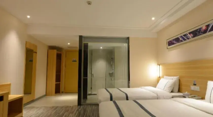 Bed in City Comfort Inn Huanggang Qichun Exhibition Center Bed in City Comfort Inn Huanggang Qichun Exhibition Center