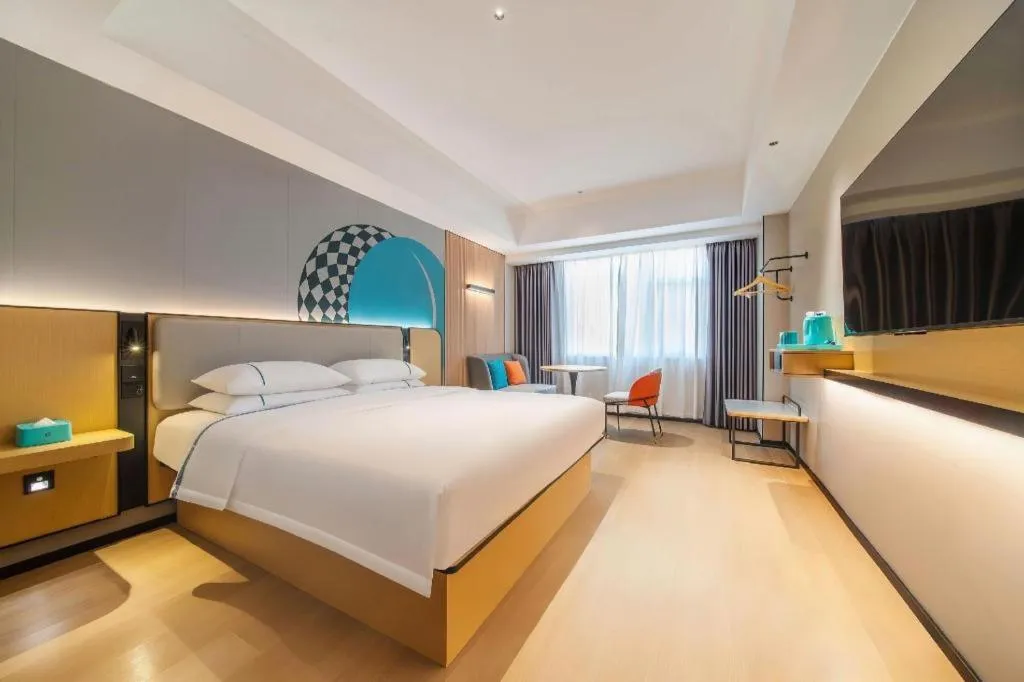 Bed in City Comfort Inn Zhanjiang Mazhang Pedestrian Street High-speed Railway West Station