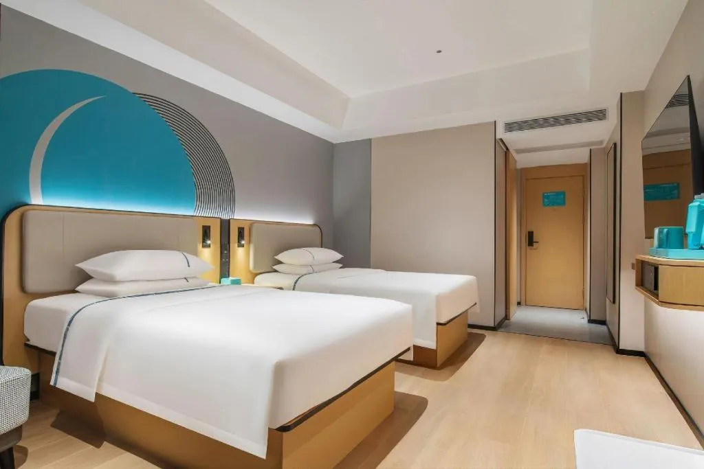 Bed in City Comfort Inn Zhanjiang Mazhang Pedestrian Street High-speed Railway West Station
