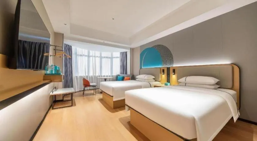 Bed in City Comfort Inn Zhanjiang Mazhang Pedestrian Street High-speed Railway West Station
