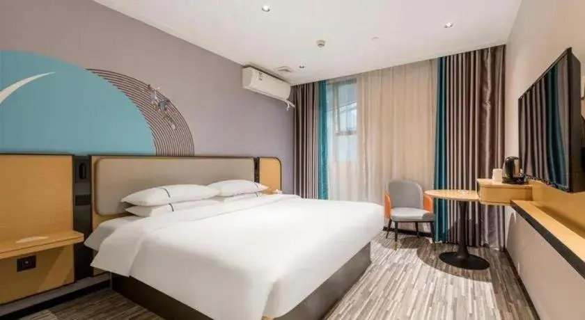 Bed in City Comfort Inn Foshan Kuiqi Road Metro Station Bed in City Comfort Inn Foshan Kuiqi Road Metro Station