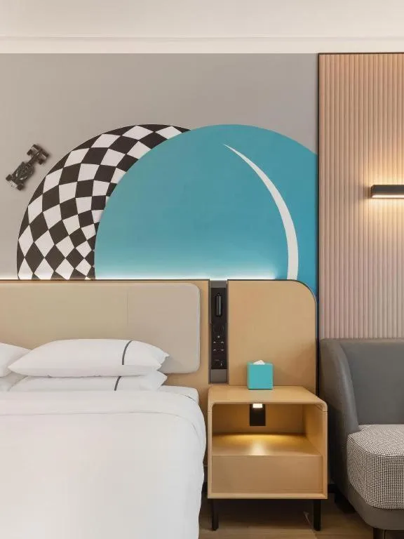 Bed in City Comfort Inn Wuhan International Expo Center Qianjin Village Metro Station