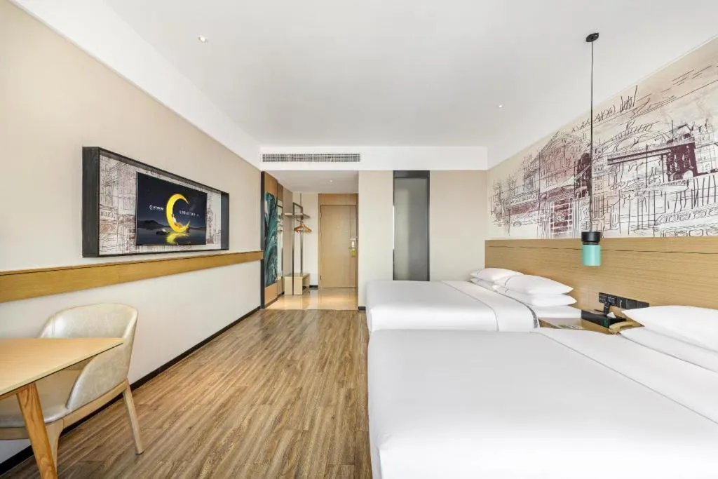 Bed in City Comfort Inn Suzhou Zhangjiagang Jingang Changjiang Xi Road