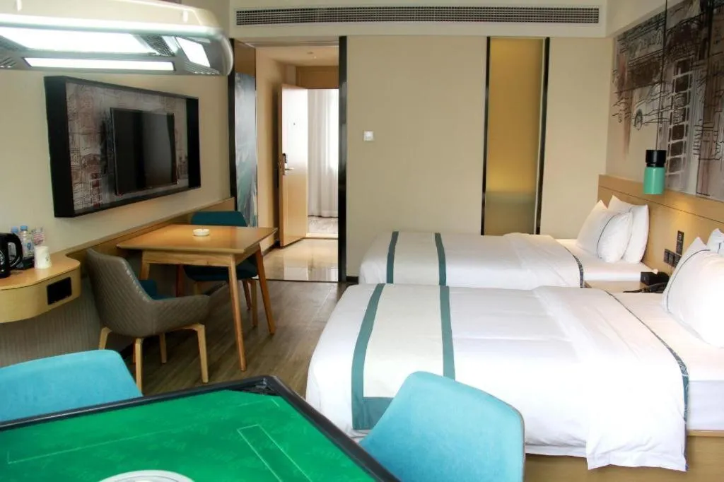 Bed in City Comfort Inn Yingcheng Walking Street