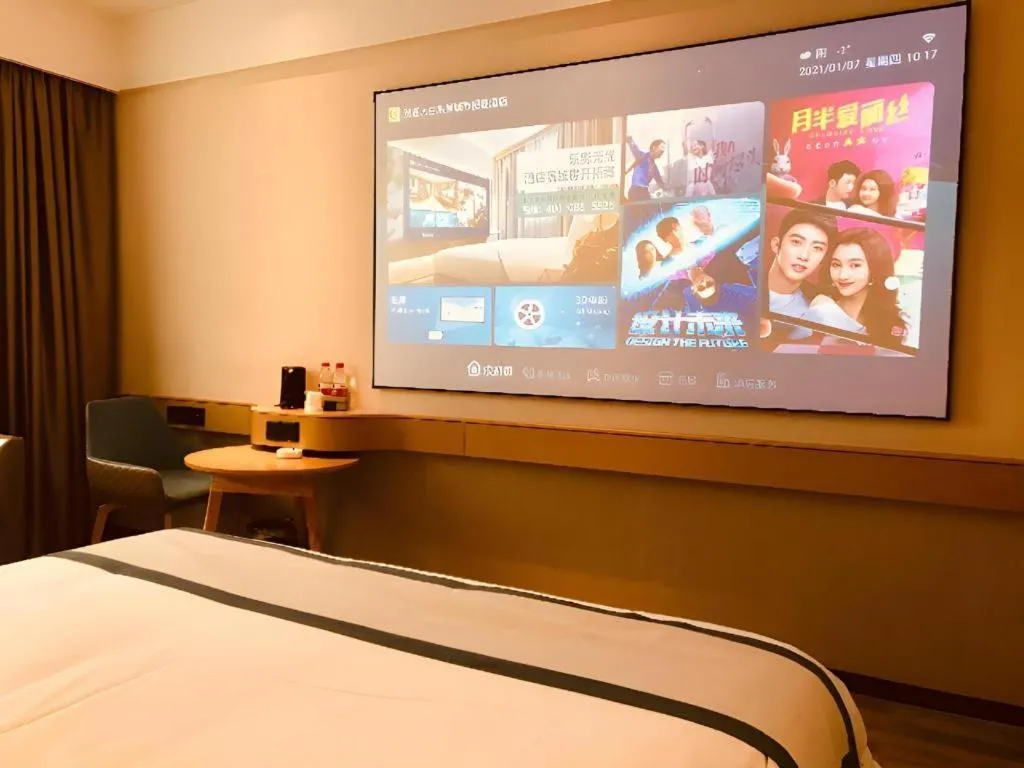 Bed in City Comfort Inn Yingcheng Walking Street