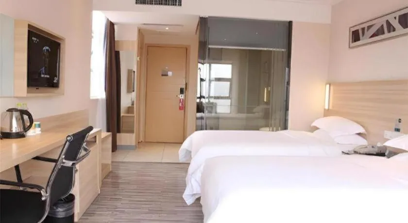 Bed in City Comfort Inn Changsha West Station Lugu Meixi Lake East Branch