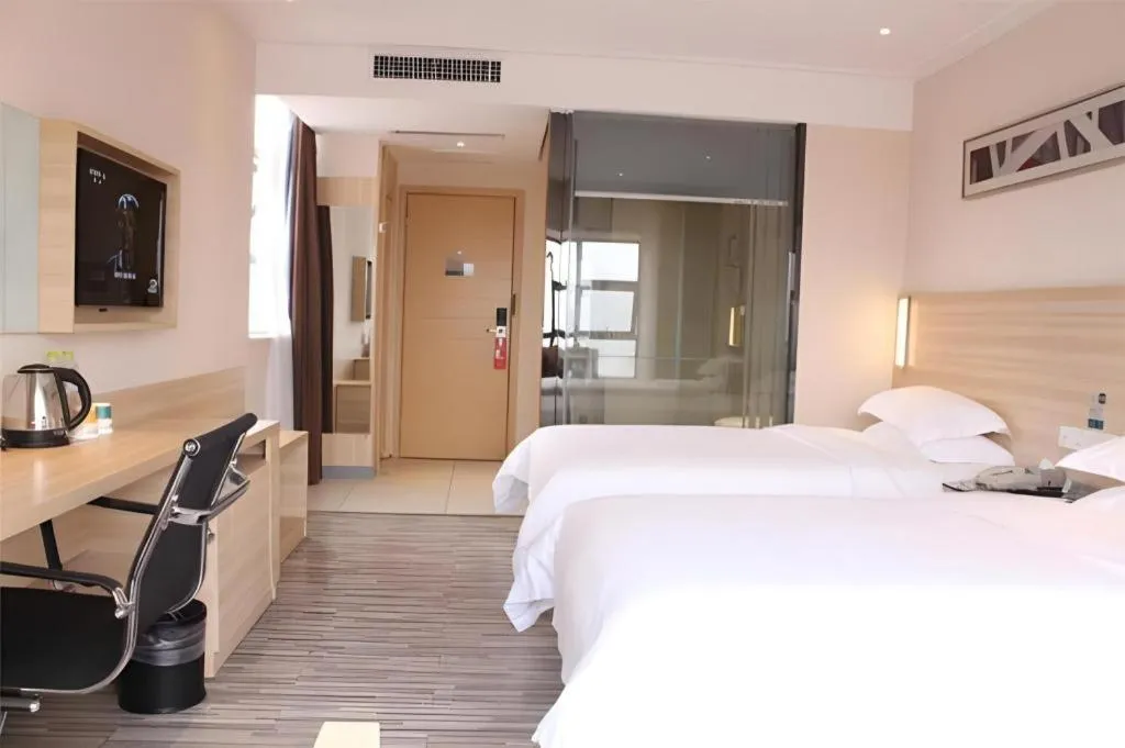 Bed in City Comfort Inn Changsha West Station Lugu Meixi Lake East Branch