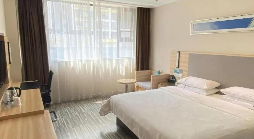 Bed in City Comfort Inn Tongren High-speed Railway Station