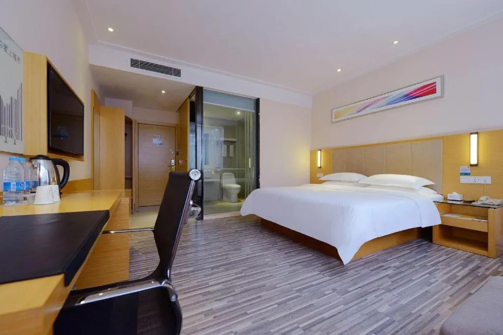 Bed in City Comfort Inn Tongren High-speed Railway Station