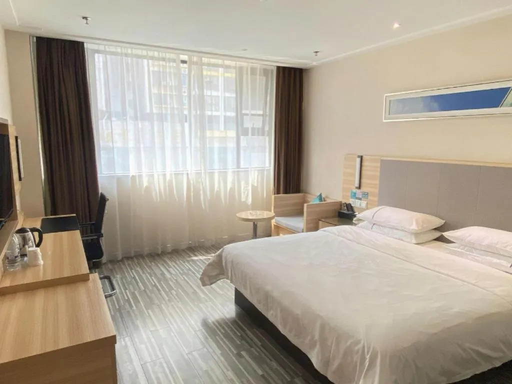 Bed in City Comfort Inn Tongren High-speed Railway Station