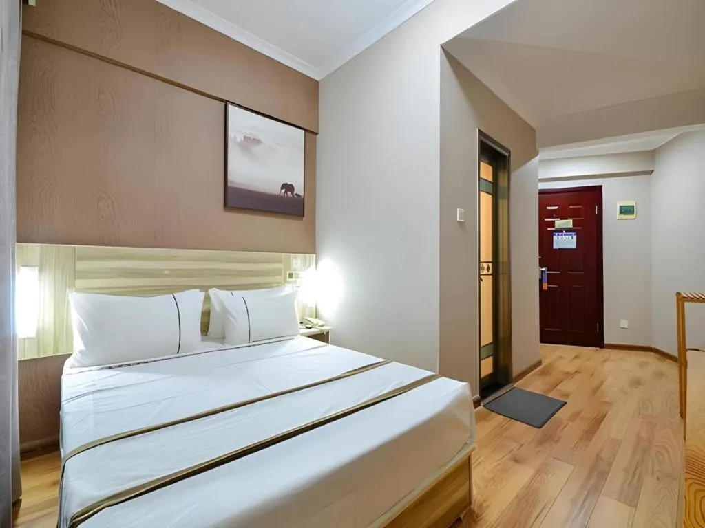 Bed in JTour Inn Wuchang Zhongnan University of Economics and Law