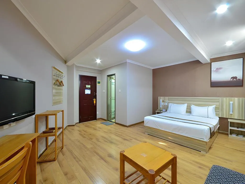 Bed in JTour Inn Wuchang Zhongnan University of Economics and Law