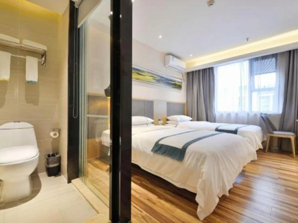 Bed in City Comfort Inn Wuhan Jianghan Road Wangjiaxiang Matou