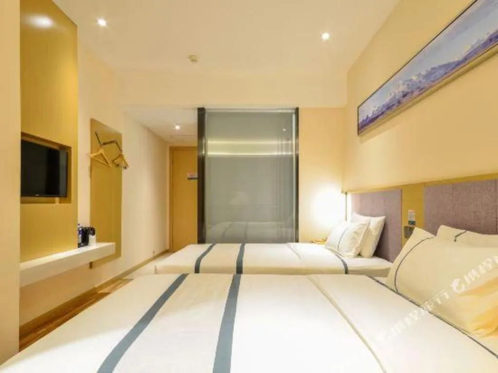 Bed in City Comfort Inn Wuhan Jianghan Road Wangjiaxiang Matou
