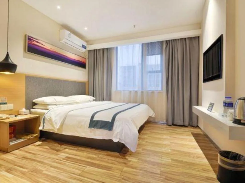 Bed in City Comfort Inn Wuhan Jianghan Road Wangjiaxiang Matou