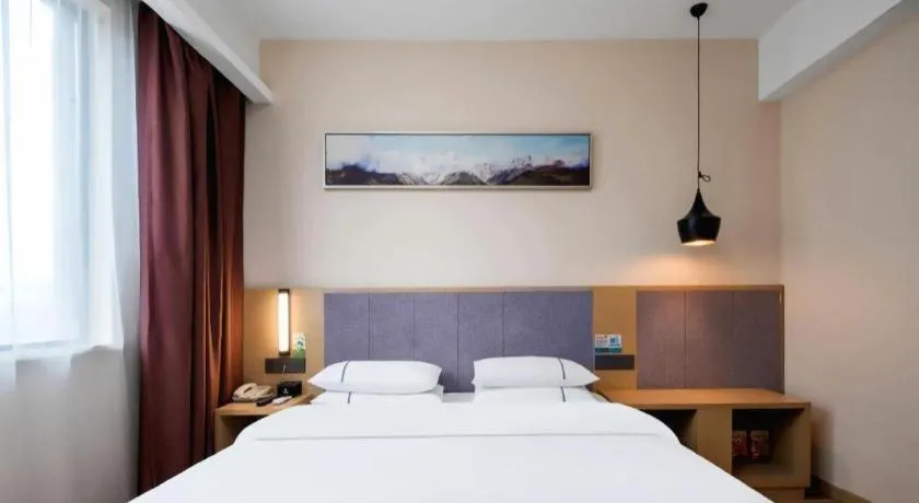 Bed in City Comfort Inn Wuhan Jianghan Road Wangjiaxiang Matou