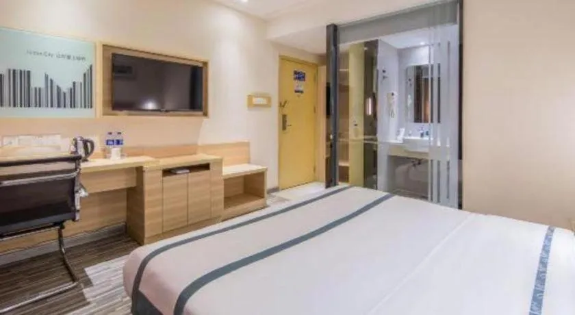 Bed in City Comfort Inn Wuzhou Bus Station