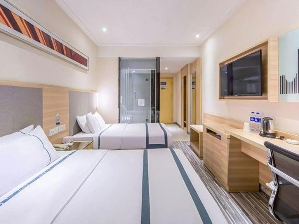 Bed in City Comfort Inn Wuzhou Bus Station